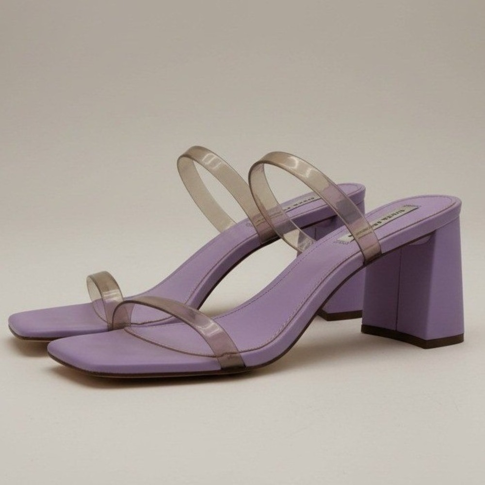 Steve Madden Lilah Purple Heeled Sandals - Women's Size 8.5 - Brand New